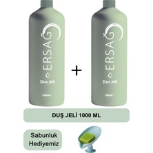 Ersağ Duş Jeli 2 Adet 1000 ml - Sabunluk Hediyemiz 125-22