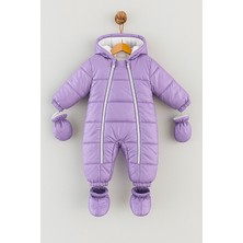 Dekuteks Yağmur-Soğuk Geçirmez Kapüşonlu Çıkarılabilir Eldiven ve Patikli Bebek Kozmonot-Astronot Tulum