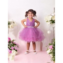 Ahsenim Bebe V Yaka Kabarık Bebek Abiye