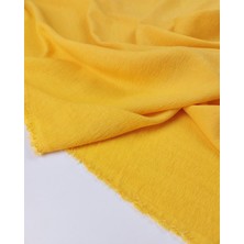 Kumaş Parça Sarı Renkte Viskonlu Kumaş (En 145 cm x Boy 275 Cm)