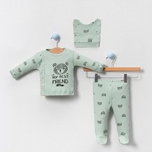 Babycan Erkek Bebek 3lü Zıbın Takım