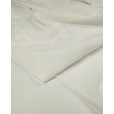 Kumaş Parça Beyaz Renkte Pamuklu Kumaş (En 150 cm x Boy 215 Cm)