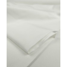 Kumaş Parça Beyaz Renkte Pamuklu Dokuma (En 140 cm x Boy 220 Cm)