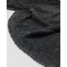 Kumaş Parça Antrasit Siyah Arası Renkte Havlı Örme (En 140 cm x Boy 335 Cm)