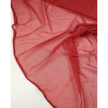 Kumaş Parça File Jarse Koyu Kırmızı En: 150 cm