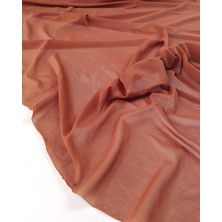 Kumaş Parça Kızıl Kahve Renkte File En: 140 cm