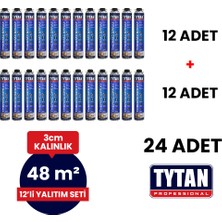 Tytan Poliüretan Isı Yalıtım Köpük Seti (24 ADETX870 Ml- 48 M2)