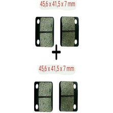 Ramzey Scooter Uyumlu Ön Fren Disk Balatası 2 Adet Erpilsan Elektronik