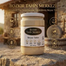 Bozkır Tahin Merkezi Beyaz Taş Değirmen Tahini 600 gr (Doğal & Vegan)