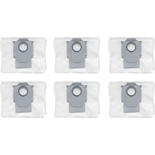 robotyedek Roborock Q8 Max Plus ( Q8 MAX PRO DEĞİL!) Uyumlu 6 Adet Toz Çöp Torbası