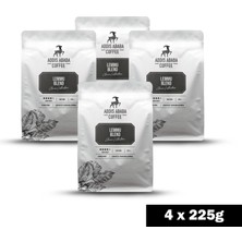 Addis Ababa Coffee Coffee Lemmu Öğütülmüş Espresso Kahve 4 x 225 gr