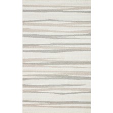 Kalesta Halı Ohrid 02 White Beıge Bukle Dokuma Yapısında Hav Toz Vermeyen Yumuşak Koridor, Salon, Mutfak Halısı