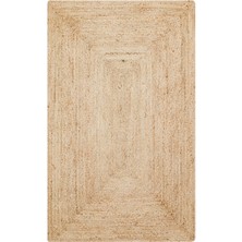 Kalesta Halı Maldiv 10 Natural Jüt %100 El Dokuma Hasır Halı Antre, Hol, Balkon, Oturma Odası Halısı