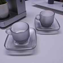 Sharp & Art Cam Kahve Fincanı Seti, 2 Kişilik, 80 Ml.