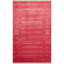 Kalesta Halı Milas 06 Red Uşaklı Kadınların Yoğun El Emeği ile Dokuduğu %100 Doğal Tencel Tezgah Halısı