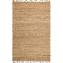 Kalesta Halı Maldiv 02 Natural Jüt %100 El Dokuma Hasır Halı Antre, Hol, Balkon, Oturma Odası Halısı