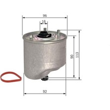 Gözpar Oto Ford C-Max Mazot Filtresi (Cey) AV6Q9155AA