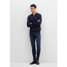 Mavi James Lux Black Puslu Koyu Mavi Jean Pantolon 0042490825