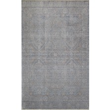 Kalesta Halı Pera 03 D.grey Bronze Uşaklı Kadınların Yoğun El Emeği ile Dokunan Soyut Desenli, Salon Halısı
