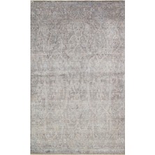 Kalesta Halı Pera 01 Antrasıt Bronze Uşaklı Kadınların Yoğun El Emeği ile Dokunan Soyut Desenli, Salon Halısı