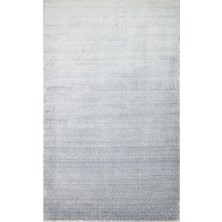 Kalesta Halı Pera Plaın Light Grey Uşaklı Kadınların Yoğun El Emeği ile Dokunan Soyut Desenli, Salon Halısı