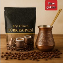 Taze Çekim Orta Kavrulmuş Türk Kahvesi – Siparişe Özel Taze Öğütülür