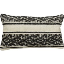 Zehra Abla Halı Yeni El Dokuma Dekoratif Lumbar Kilim Kırlent Yastık Kılıfı 6590