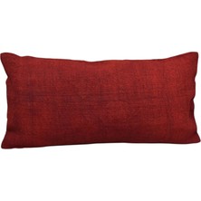 Zehra Abla Halı Yeni El Dokuma Dekoratif Lumbar Kilim Kırlent Yastık Kılıfı 6601