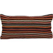Kilim Antik El Dokuma Lumbar Kilim Kırlent Yastık Kılıfı 0325 - Yeni - Çok Renkli