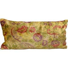 Kilim Antik Kadife Lumbar Kilim Kırlent Yastık Kılıfı 0304 - Yeni - Çok Renkli
