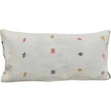 Kilim Antik El Dokuma Lumbar Kilim Kırlent Yastık Kılıfı 0305 - Yeni - Çok Renkli