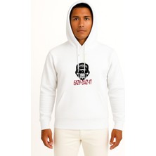 Bahriyeli Collection Kapüşonlu Eazy Duz It Eazy E Göğüs Baskılı Unisex Sweatshirt
