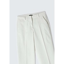 Sisley   Pamuk Karışımlı Normal Kesim Yüksek Bel Pantolon