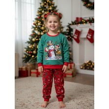 Luna Mia Baby Kardan Adam Baskılı 2'li Takım