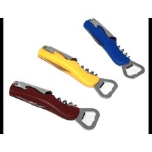 Çok Amaçlı ve Kullanışlı Metal Tirbişon - Açacak 4 Fonksiyonlu