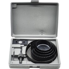 8 Parça Karbon Çelik-Panç-Delik Açma Testere Seti