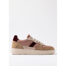 Court Gül Kurusu - Çok Renkli Kadın Deri  Sneaker