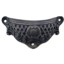 Antika Tarz Dekoratif Pirinç Anıt Tas Mobilya, Çekmece Kulbu - 48X90 Mm, Oksit