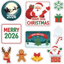 Bsb Noel Yılbaşı Yeni Yıl Telefon Laptop Notebook Tablet Defter Matara Stiker Etiket ST2434