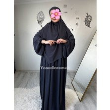 Yüsra Collection Tesettür Asel Takım Elbise Sufle Peçe 3’lü