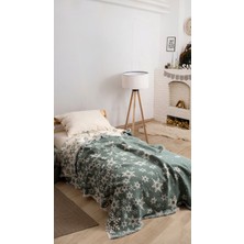 Mylasa Home Yılbaşı Temalı Kar Tanesi Desenli Müslin Yorgan | %100 Pamuk | Çift/tek Kişilik