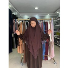 Yüsra Collection Liza Elbise ve Uzun Sufle 2’li Takım