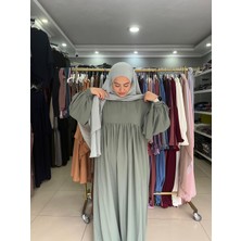 Yüsra Collection Liza Elbise ve Uzun Sufle 2’li Takım