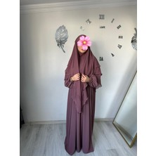 Yüsra Collection Liza Elbise ve Uzun Sufle 2’li Takım