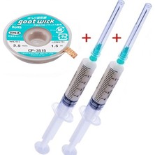 MHM Çok Amaçlı Flux Lehim Toplama ve Sökme Teli 3.5mm 1 5metre