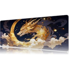 Urzuva Draconis Noctis 70X30 3mm Kalınlık  Premium Gaming Oyuncu Mousepad, Anti Slip Xxl Mouse Pad