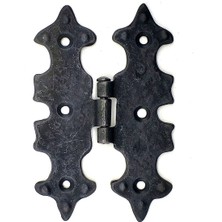 Skygo Antika Tarz Dekoratif Pirinç Lale Menteşe - 104x77 mm, Oksit