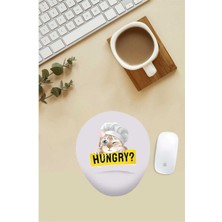 Aşçı Kedi Desenli Bilek Destekli Mouse Pad