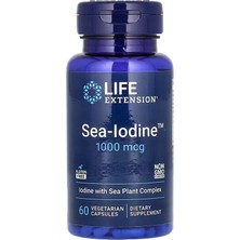 Life Extension Sea-Iodine Iyot Organic Kelp Greens & Superfoods 1,000 Mcg 60 Vegetarian Caps
