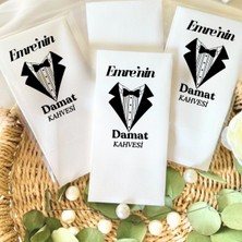 Lion Baskı ve Organizasyon Damat Kahvesi Baskılı Peçete 5'li